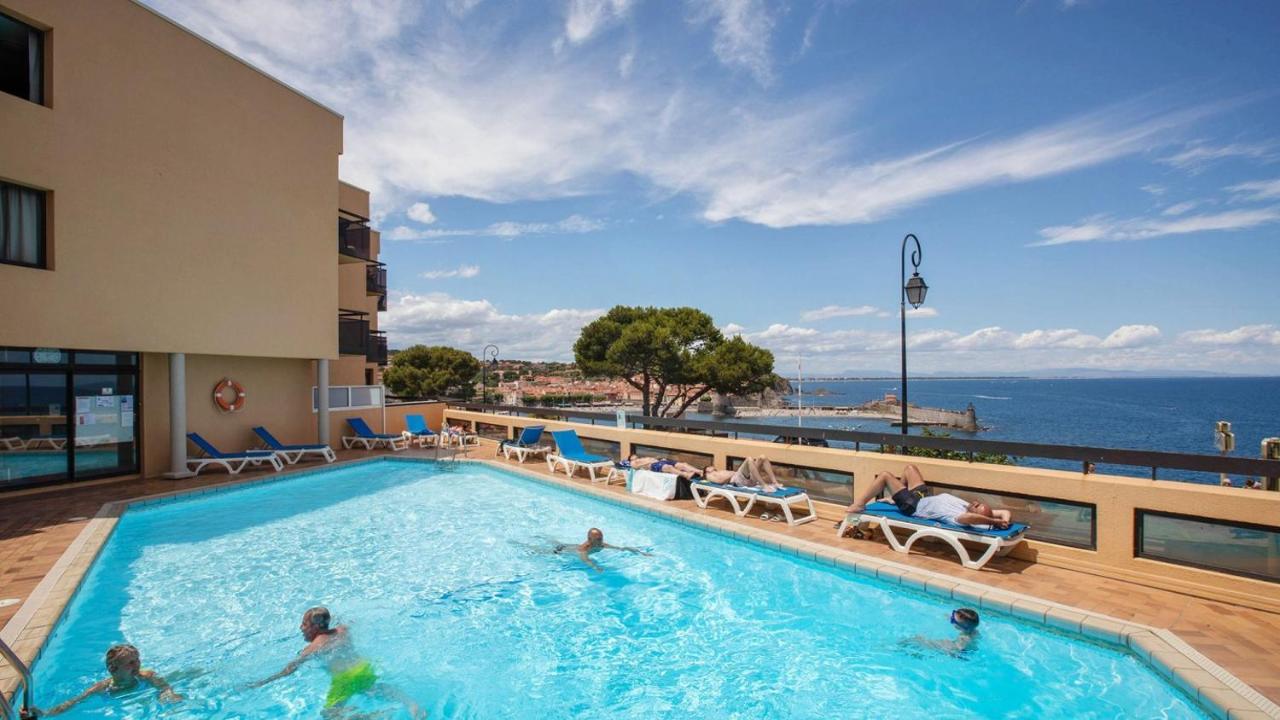 Vue Imprenable - Piscine - Parking Prive - Terrasse - Collioure Apartment Bagian luar foto